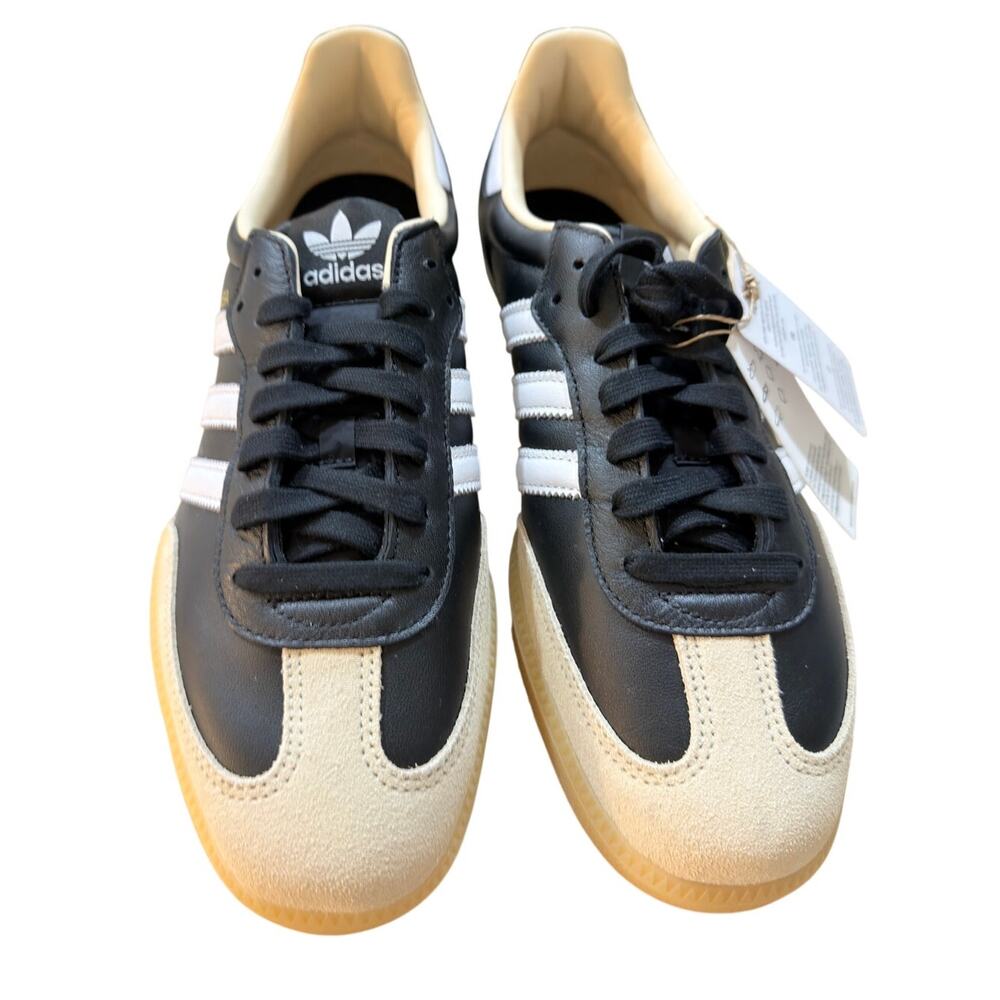adidas Samba OG Men’s 10.5 Black White Gum Suede Leather Sneakers NWB